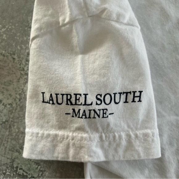 Laurel South Maine Camp Graphic Logo Girls Tees & Shorts 5 pc Lot, Size: M - Picture 4 of 11